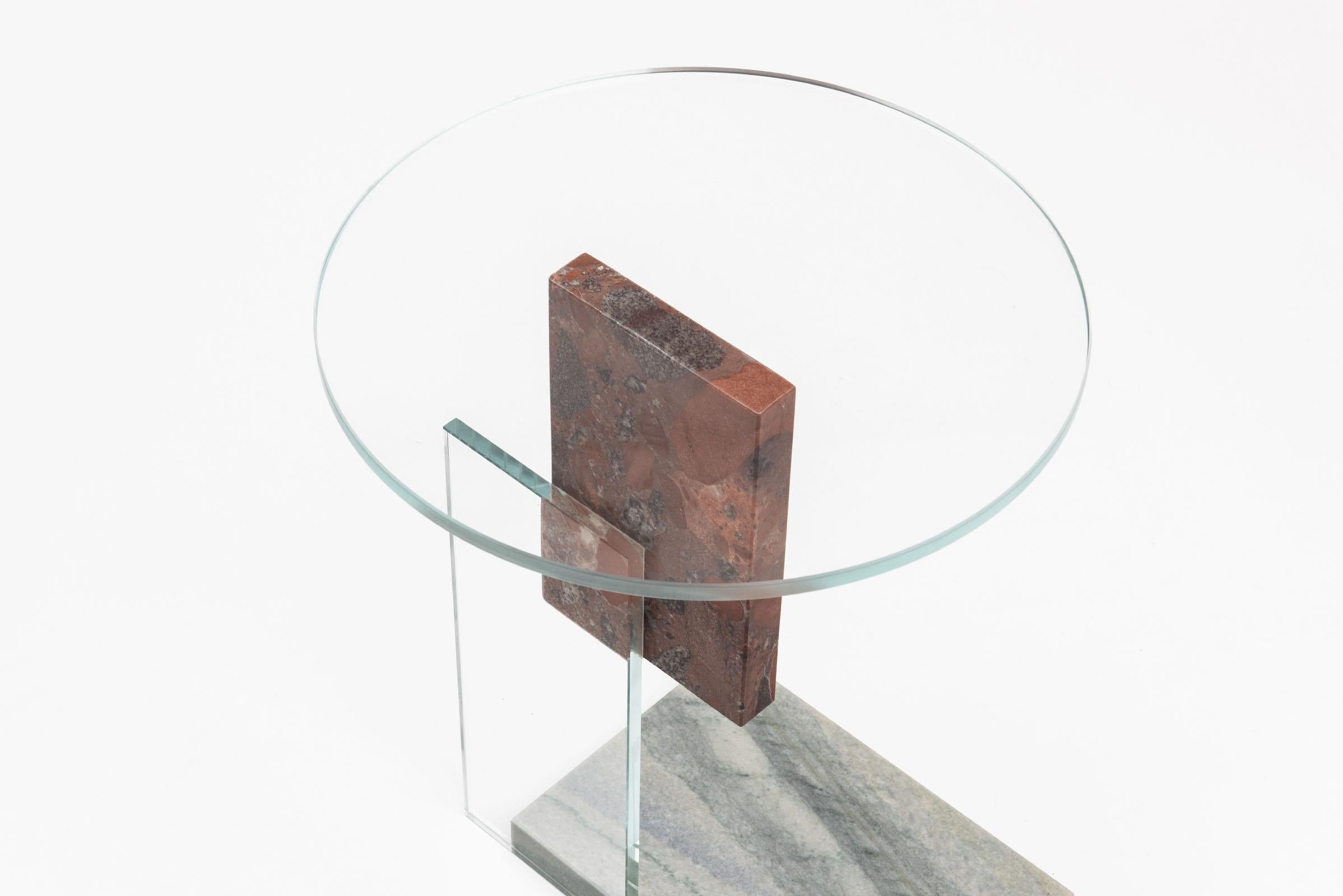 Contemporary Delta S Side Table by Frederic Saulou For Sale
