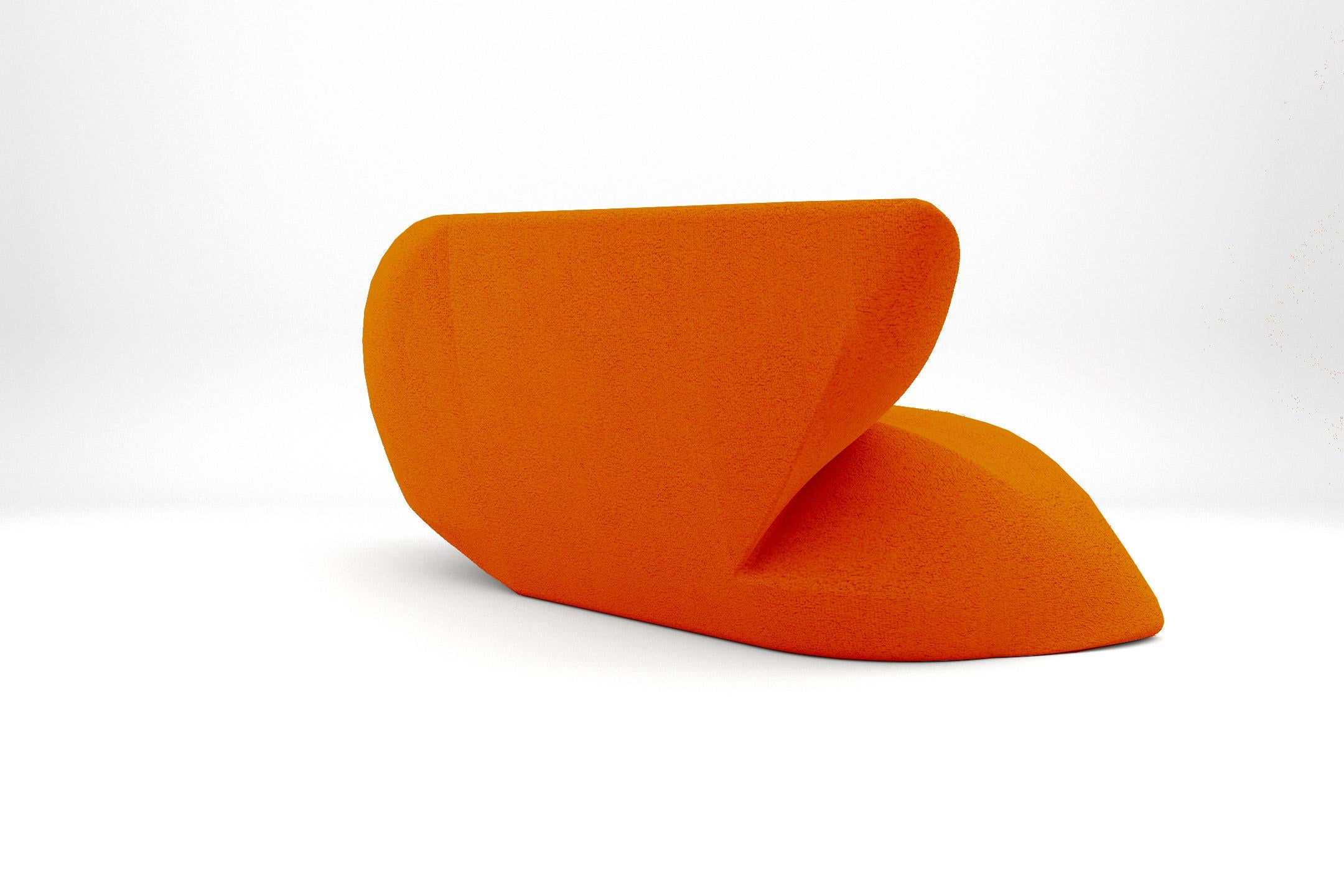 tangerine sofa