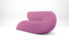 Delta Sofa - Modern Handcrafted Violet Upholstered Two Seat Sofa