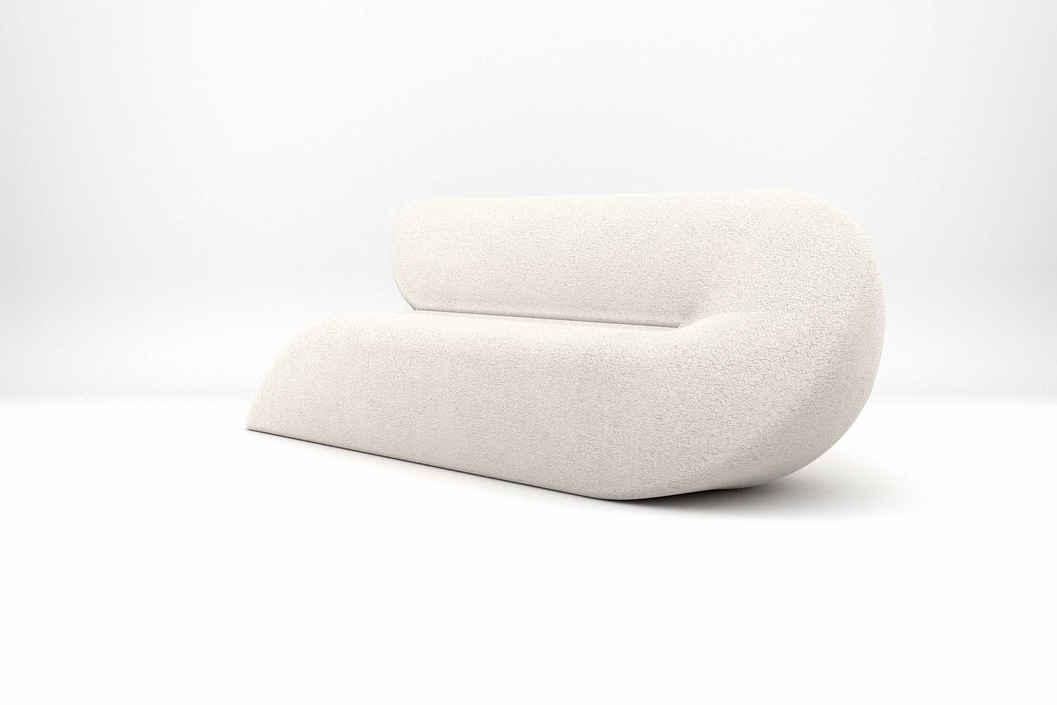 The curvaceous sides of the Delta collection, give the design a modern and elegant look; blending together a sense of warmth and comfortableness with a touch of minimalist simplicity. The piece was designed and manufactured by Prieto Studio, a