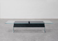 Tavolino DELTA T Rainbow Avocado Granit di Frédéric Saulou