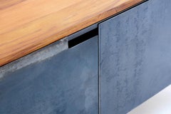 Delta Unit in Walnut & Hot Rolled Steel By Atelier Jones