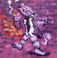 "Fritz the Cat Fix" (2024) by Delton Demarest, Original Oil Painting