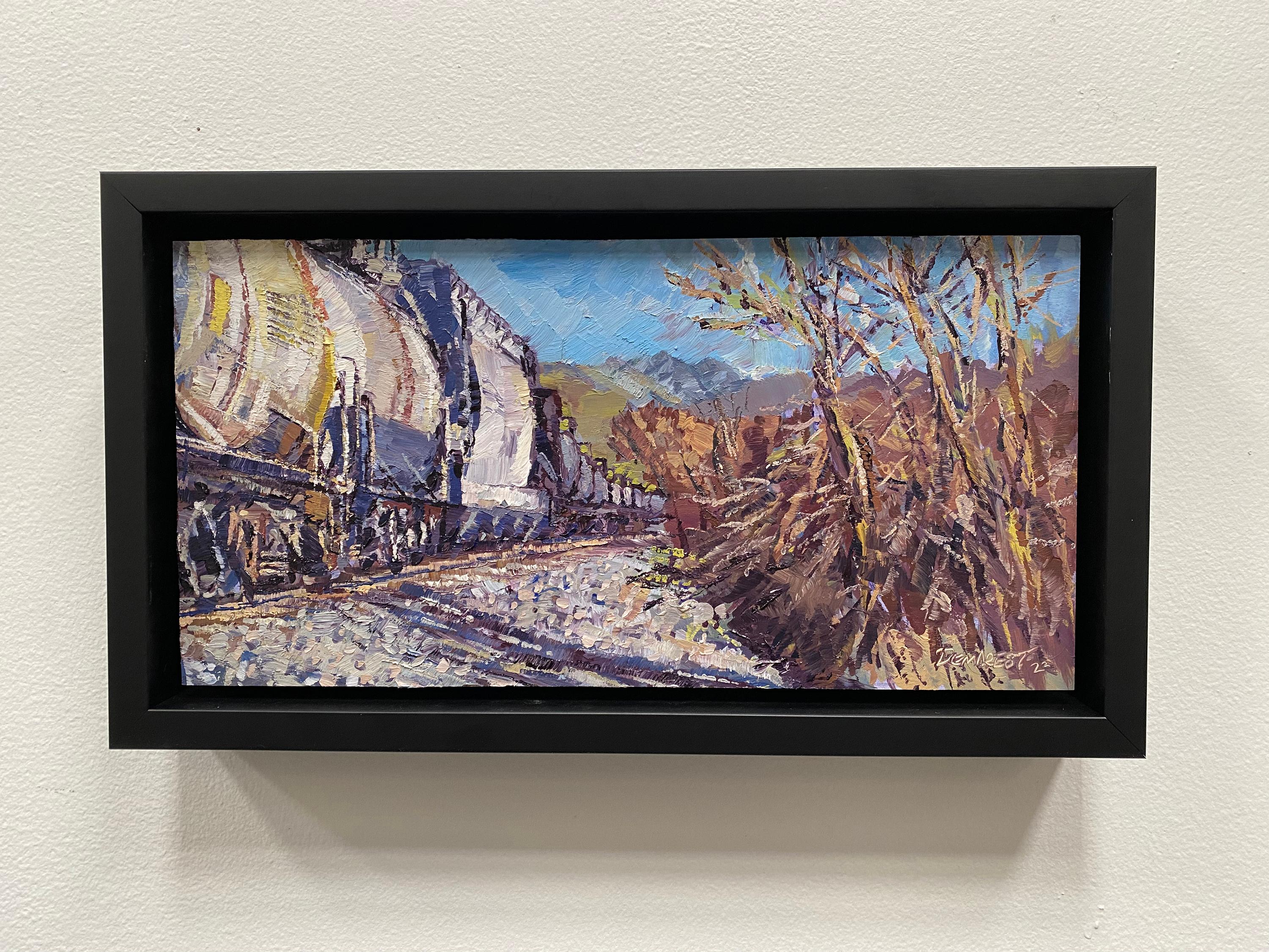 „Granby Fall Colors Hoppers“ (2022) von Delton Demarest, Ölgemälde im Angebot 2
