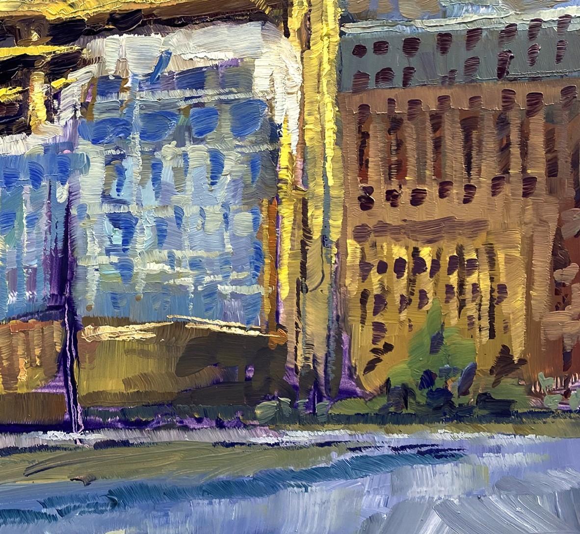 „MAD Studios Architecture Rift Rino“ (2023) von Delton Demarest, Ölgemälde im Angebot 5