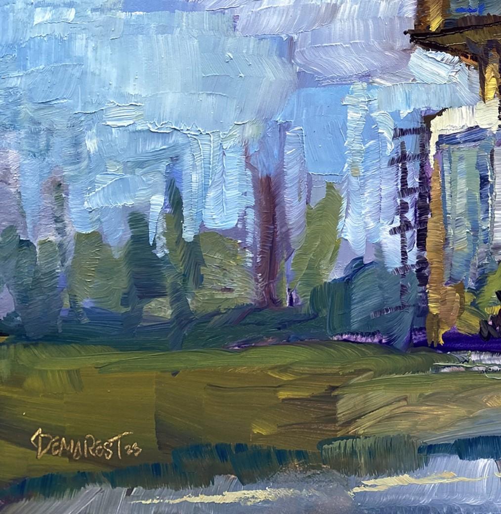 „MAD Studios Architecture Rift Rino“ (2023) von Delton Demarest, Ölgemälde im Angebot 6