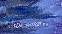 "Mallards with Purge" (2024) by Delton Demarest, Original Oil Painting