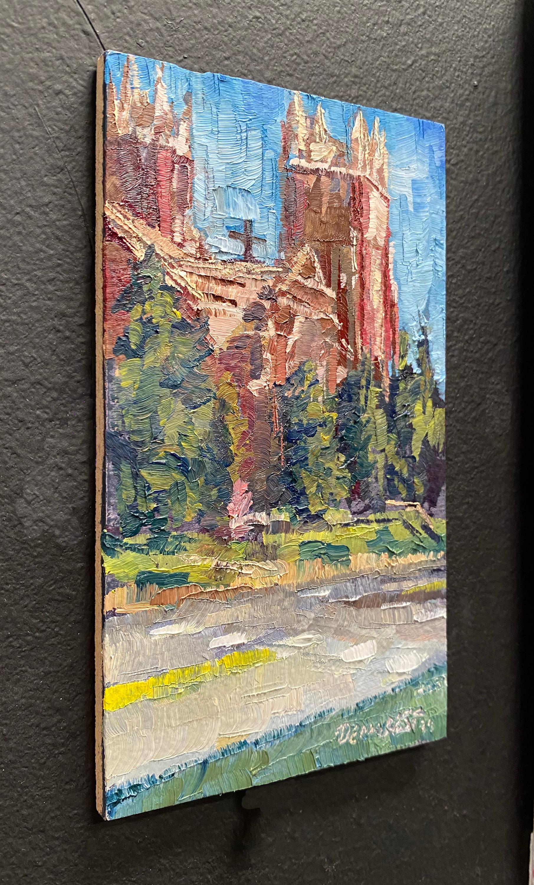 „Saint Ignatius Loyola Basking In Light“ (2024) von Delton Demarest, Ölgemälde im Angebot 1