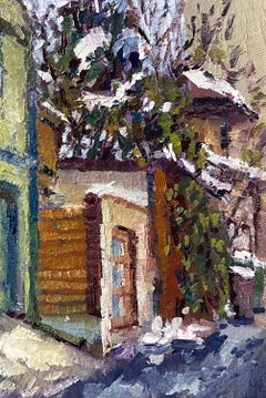 "Snow Capped" (2024) by Delton Demarest, Original Oil Painting