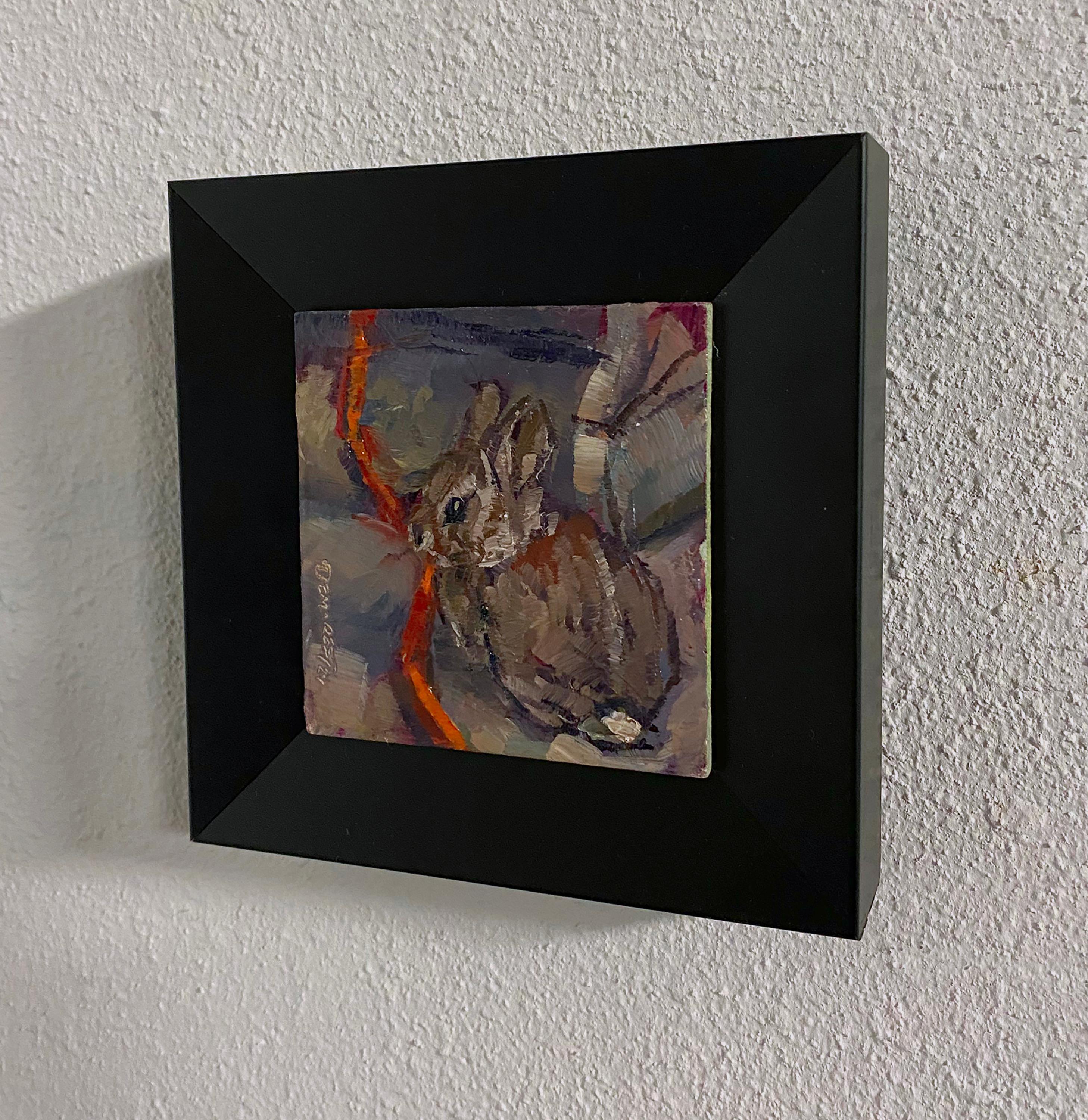 „Studio Bunny“ (2024) von Delton Demarest, Original-Ölgemälde im Angebot 7