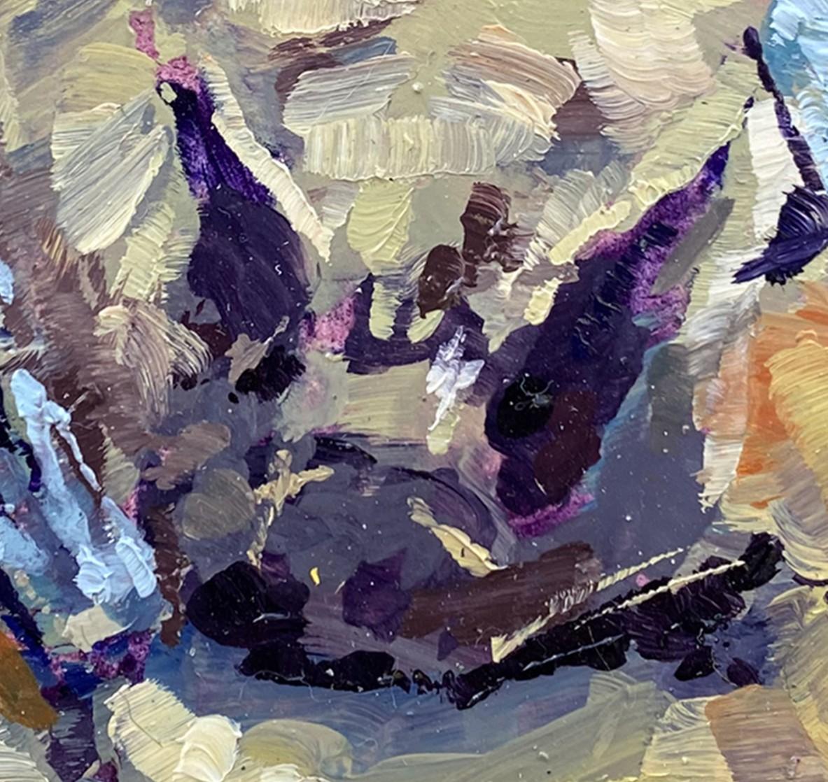 « Sugarmill Bat » (2024) de Delton Demarest, peinture à l'huile originale en vente 3