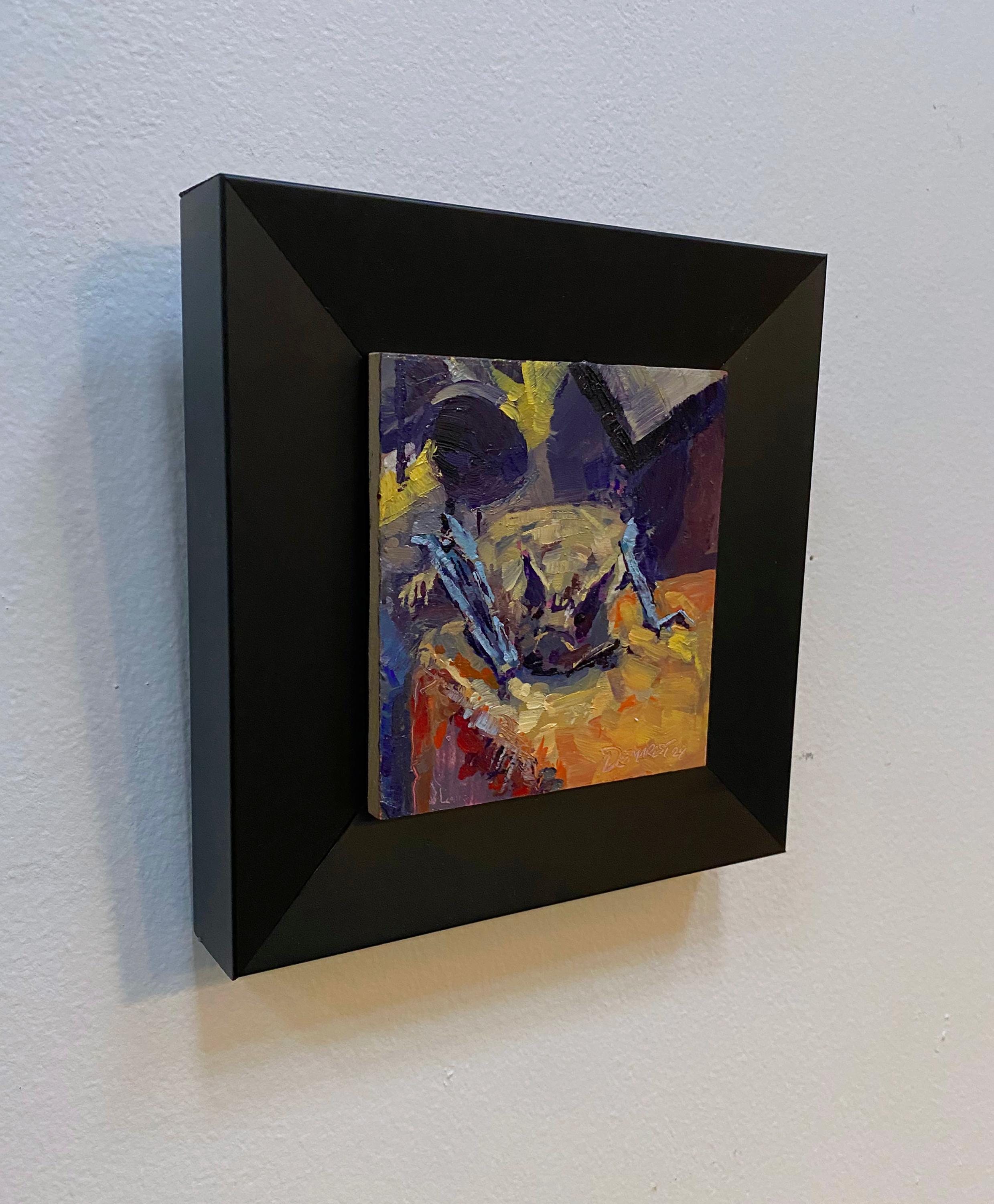 « Sugarmill Bat » (2024) de Delton Demarest, peinture à l'huile originale en vente 7