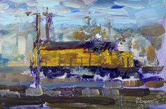 "Union Pacific Roll Out" (2023) by Delton Demarest, Original Oil Painting