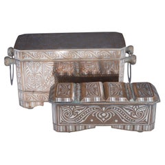 Deluxe Betel Nut Box Set, Maranao Culture, Southern Philippines (Mindanao).
