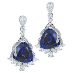 Orecchino Deluxe in tanzanite