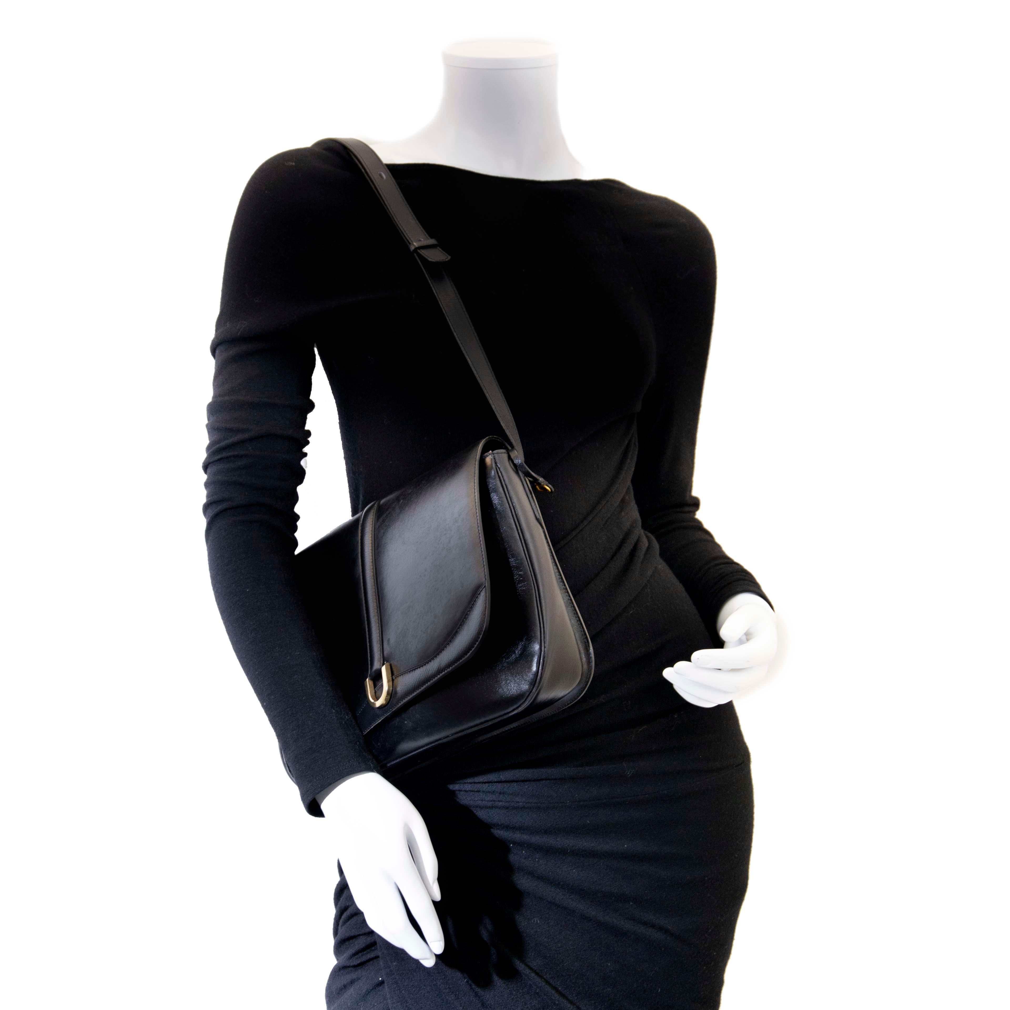 Delvaux Black Box Calf Cross Body Bag 1