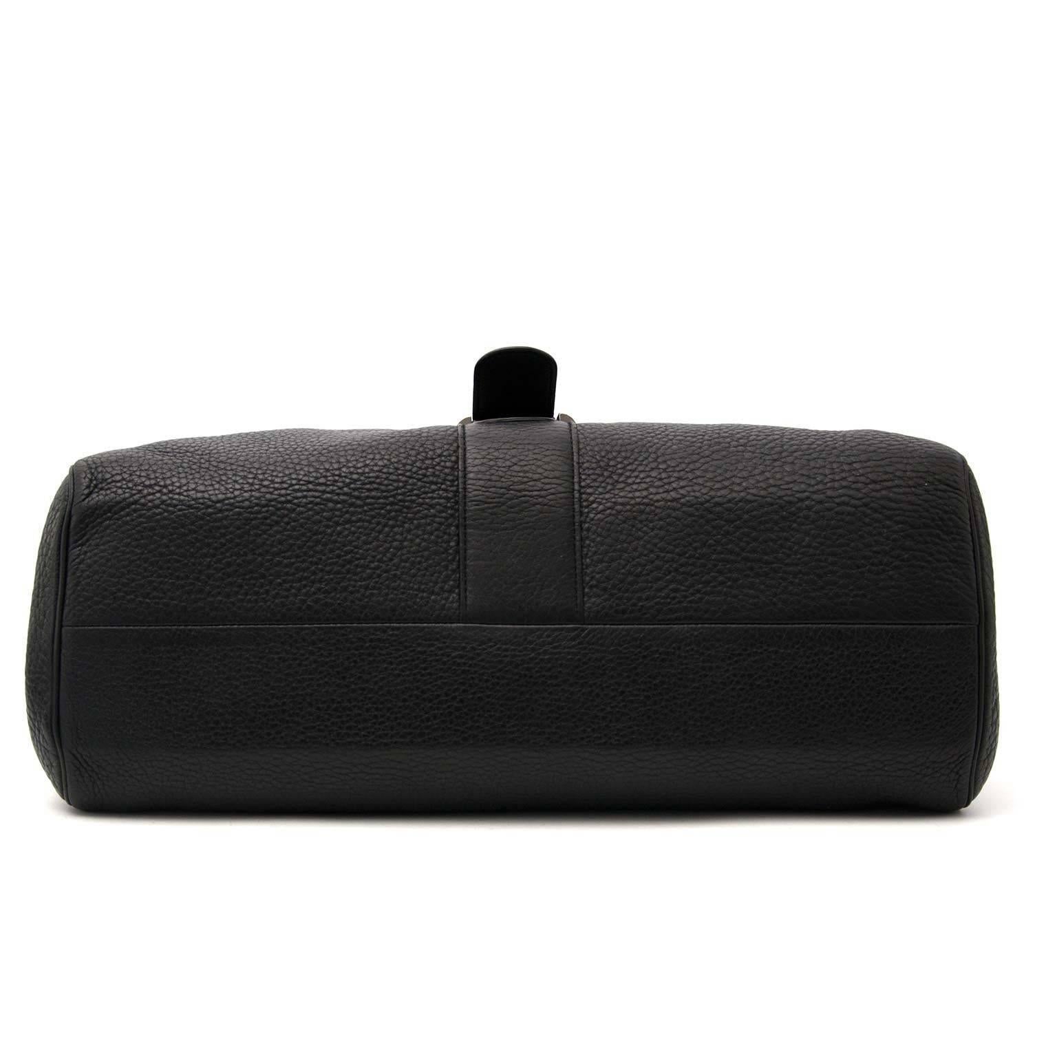 Women's or Men's Delvaux Black Brillant Besace Shoulder Bag