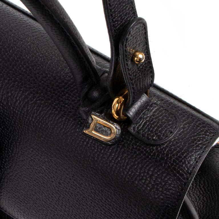 Delvaux Black Brillant MM Bag + Strap at 1stDibs | delvaux strap