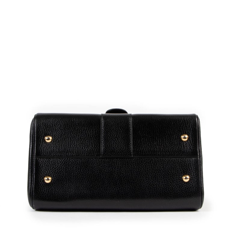 Vintage bags by anneke - Delvaux Black Charme Shoulder Bag Ostrich Leather  with black leather. This special bag totally fits its name! This Delvaux  bag is crafted in beautiful black and ostrich