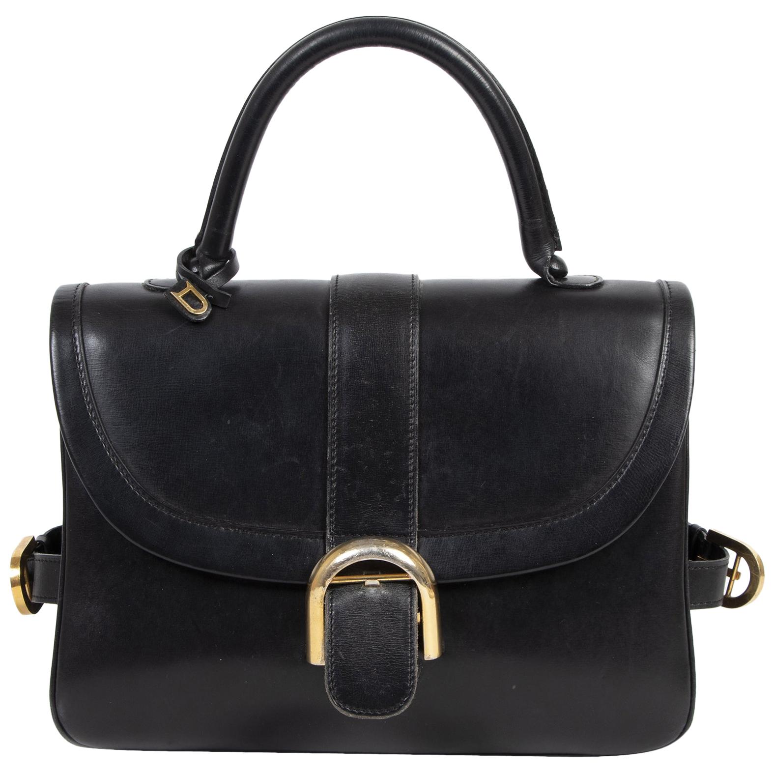 Delvaux Black Brillant Rouilly at 1stDibs