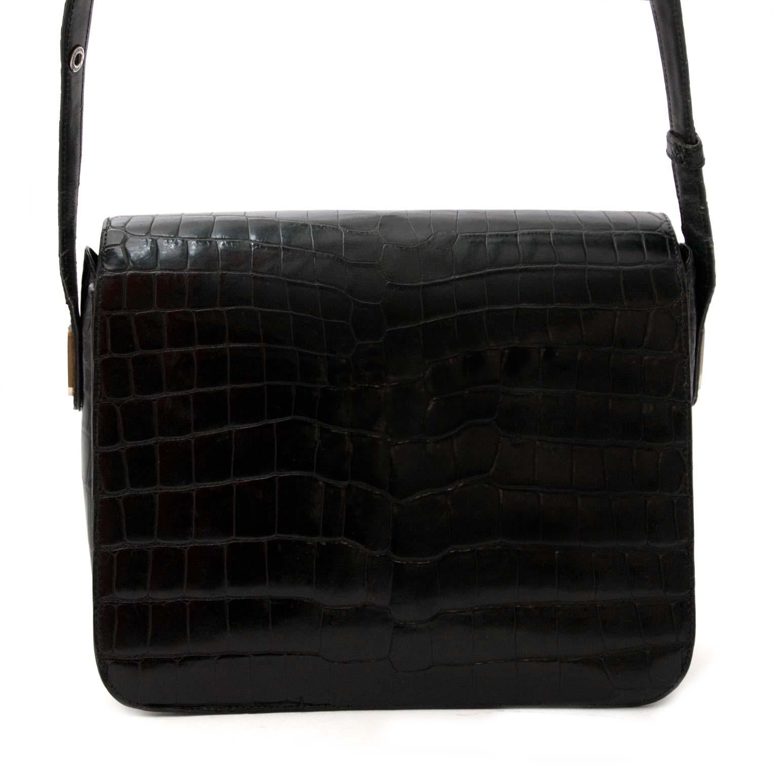 sac delvaux crocodile