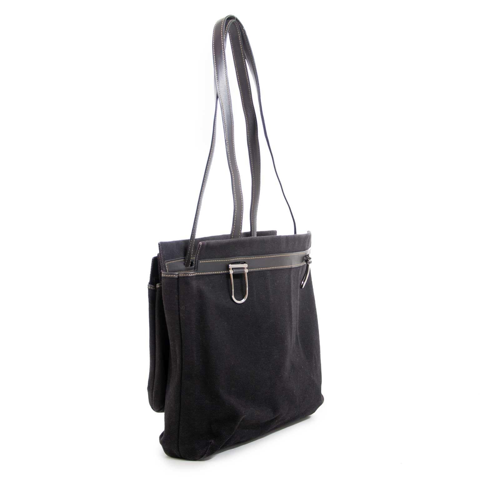 Delvaux Black Fabric D Light Bag 2
