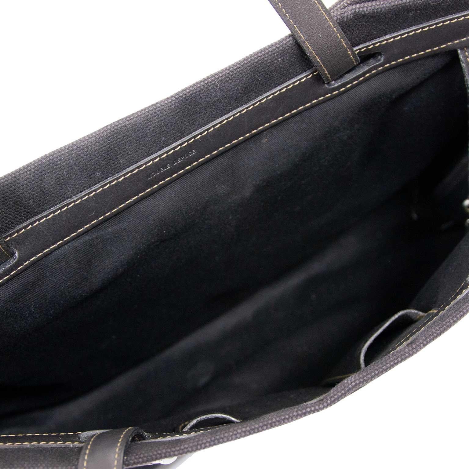Delvaux Black Fabric D Light Bag 3