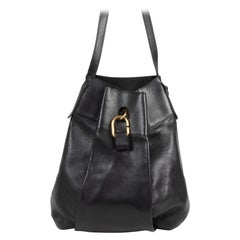 Delvaux Black Faust Shoulder Bag