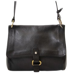 Delvaux Black Fichu Crossbody Bag