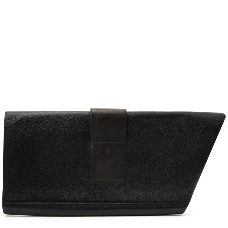 Delvaux Black Large Clutch at 1stDibs