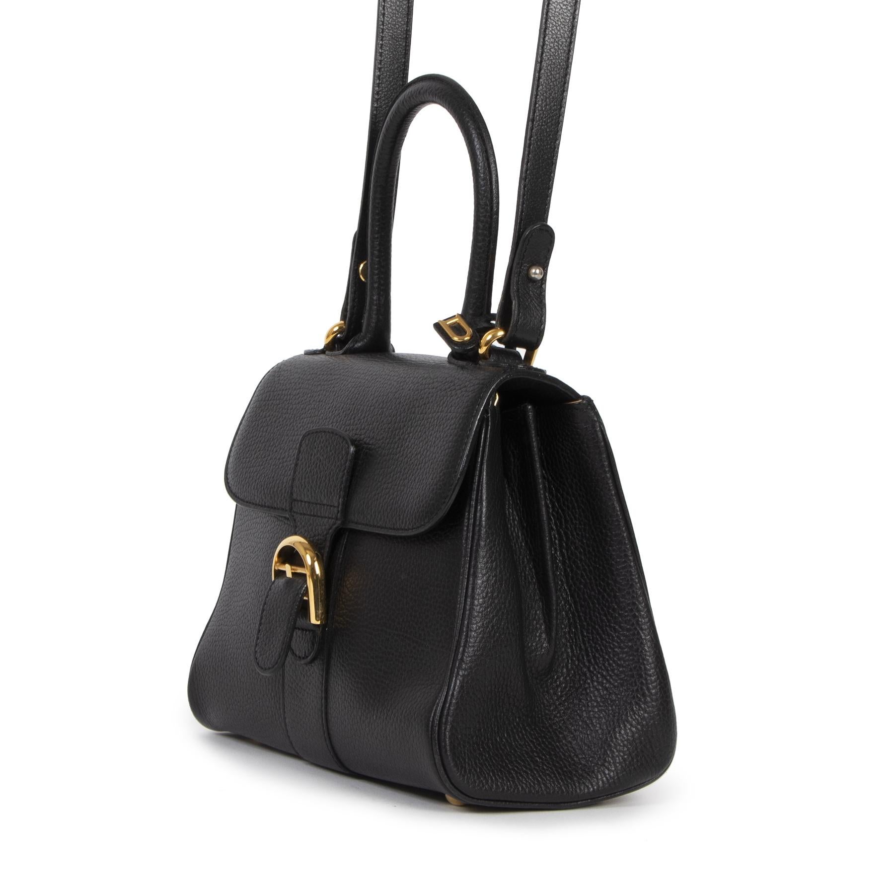 Delvaux Black Mini Brillant Bag In Excellent Condition In Antwerp, BE