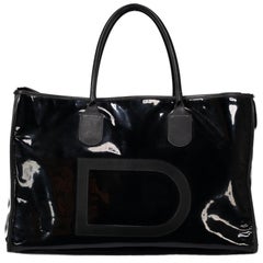 Delvaux Black Taxi Travel Bag