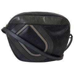 Delvaux Blue And Green Sebardeur PM Crossbody Bag