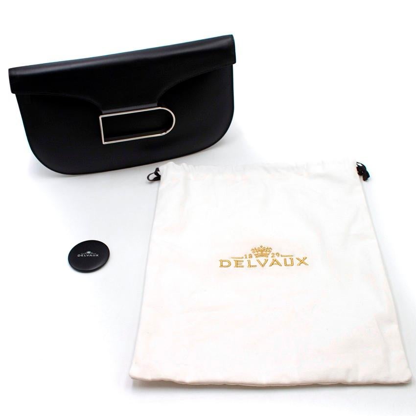 Delvaux Box Calf Double Je Clutch Bag - Current Season 4