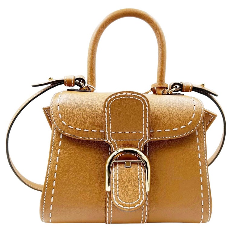 Delvaux Nuevo Bolso Mini Crossbody Surpique Brillante en venta en
