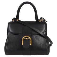 Delvaux Brillant Black Leather PM Bag