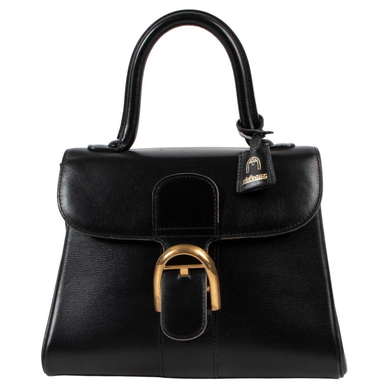 Delvaux Brillant Black PM GHW Collector Item 1958 at 1stDibs