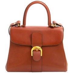 Delvaux Brillant Brown MM Bag