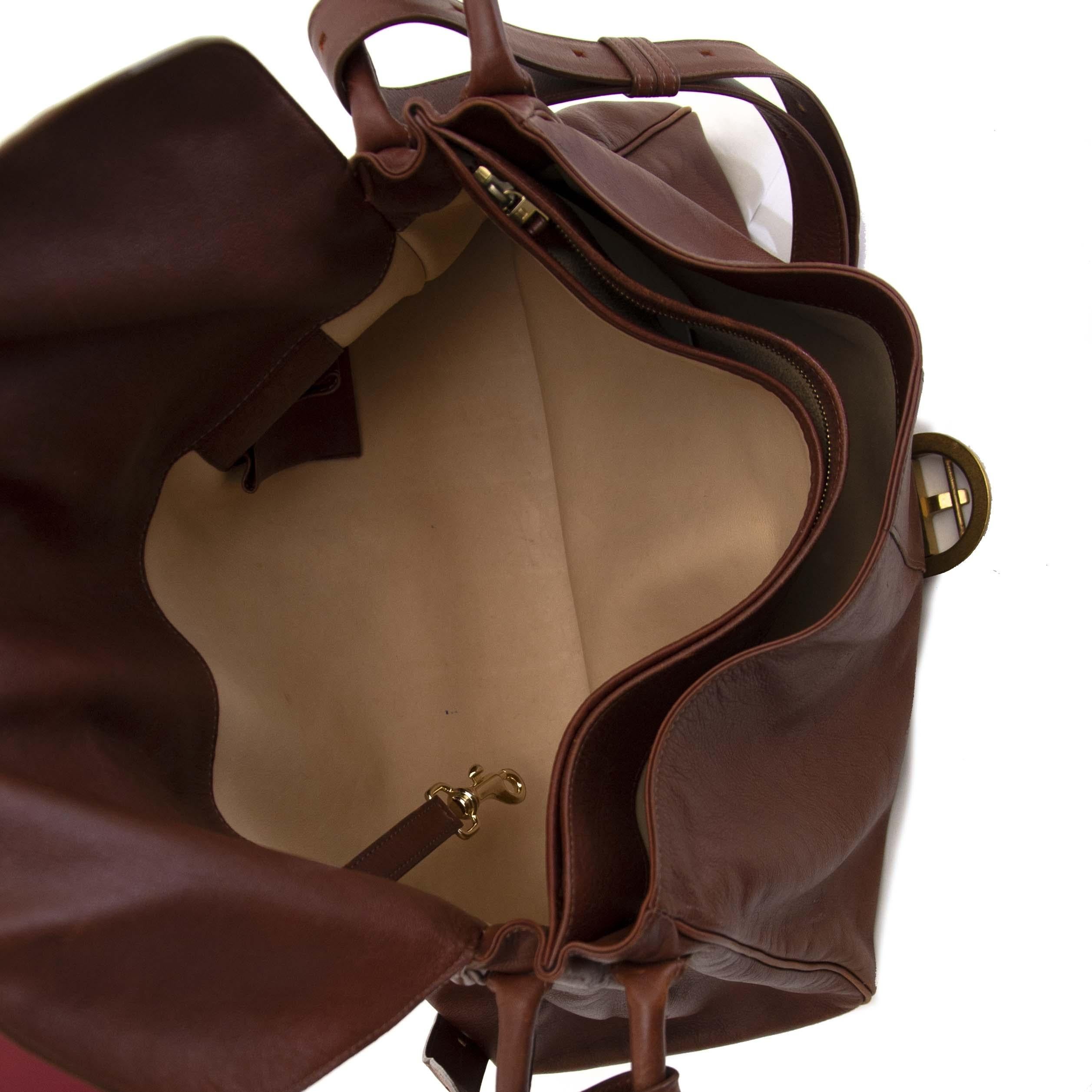 Delvaux Brillant Brown Shoulder Bag For Sale 2