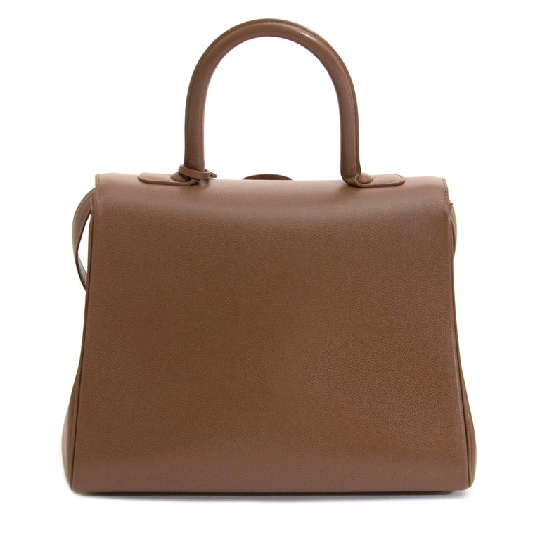Delvaux Brillant MM Jumping Taupe at 1stDibs