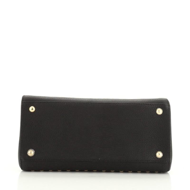  Sac à main Delvaux Brillant en cuir embelli de chaînes MM Unisexe 