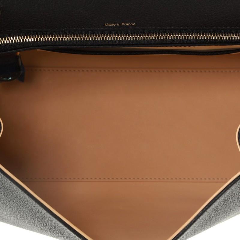 Sac à main Delvaux Brillant en cuir embelli de chaînes MM 1