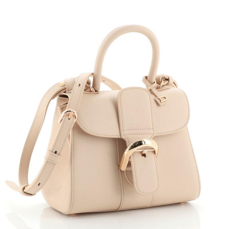 Delvaux Peach Leather Mini Le Brillant Top Handle Bag Delvaux | The Luxury  Closet