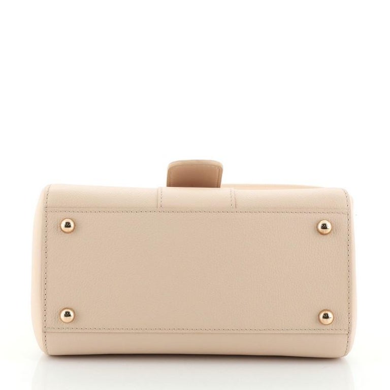 DELVAUX, 'Brillant Mini Rodéo' leather satchel, SAFRAN, Women