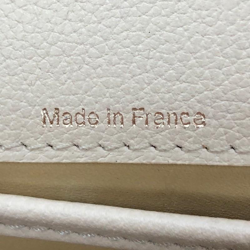 Delvaux Brillant Top Handle Bag Leather Mini In Good Condition In NY, NY