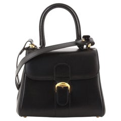 Delvaux Brillant Top Handle Bag Leather Mini