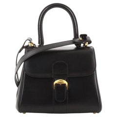 Delvaux Brillant Top Handle Bag Cuir Mini