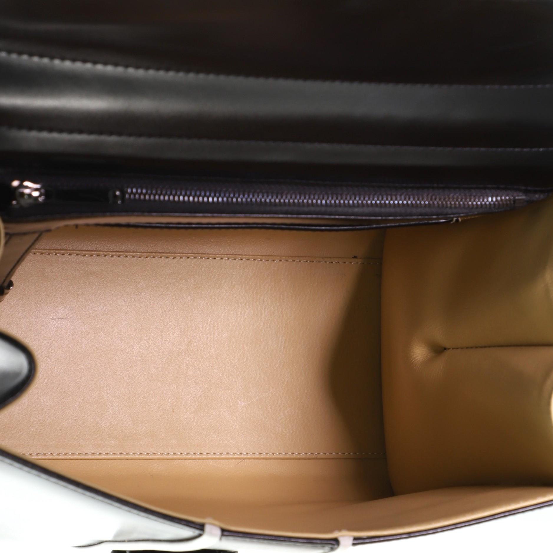 Delvaux Brillant Top Handle Bag Leather MM 1