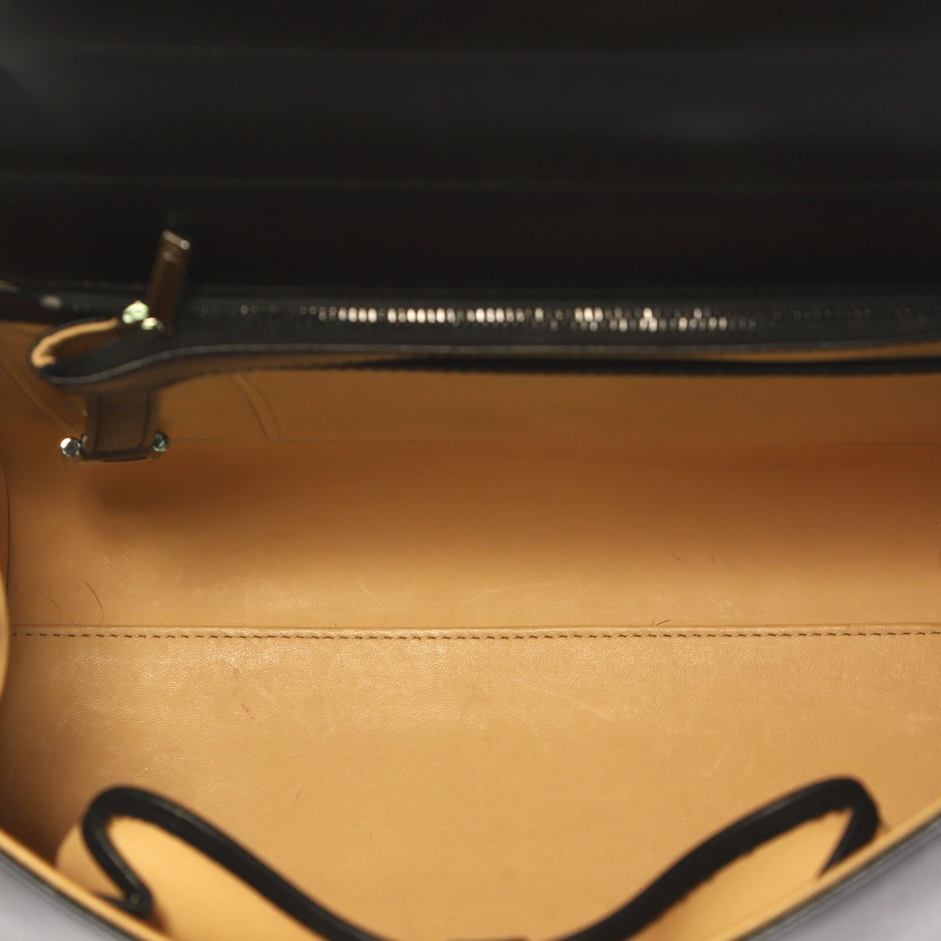 Delvaux Brillant Top Handle Bag Limited Edition Leather MM In Good Condition In NY, NY