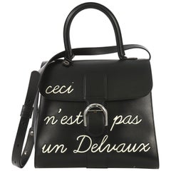 Delvaux Brillant Top Handle Bag Limited Edition Leather MM